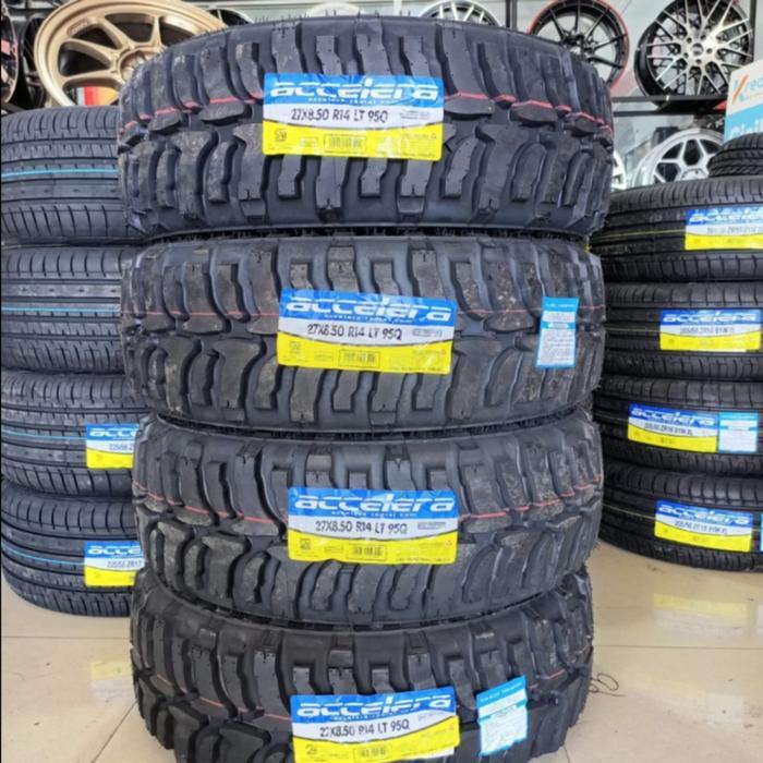 Ban Mobil off road  27 8.5 R14 X-TRIME merek accelera /ban mobil off road tubles murah ring 14