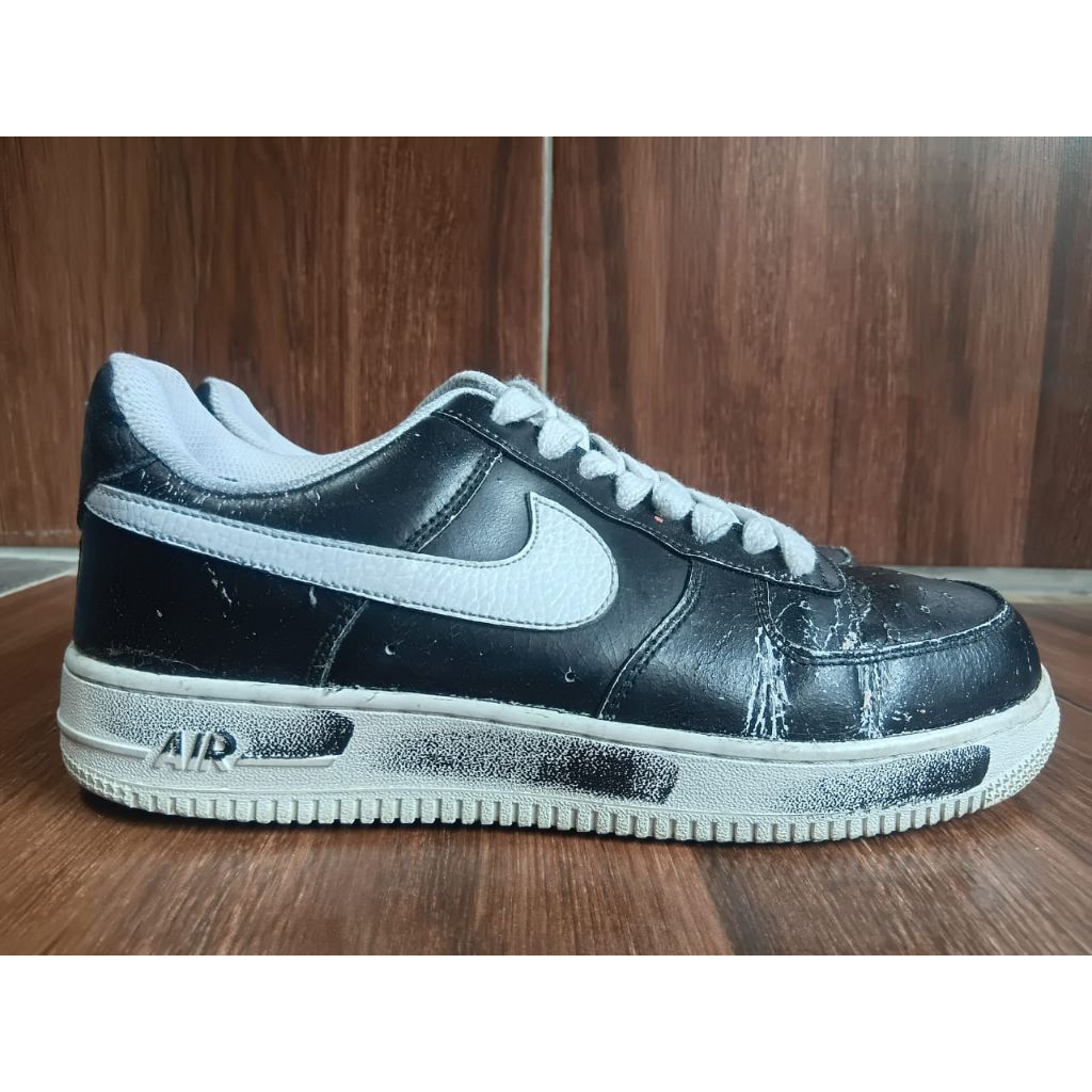 NIKE AIR LEATHER BLACK AUTHENTIC SHOES