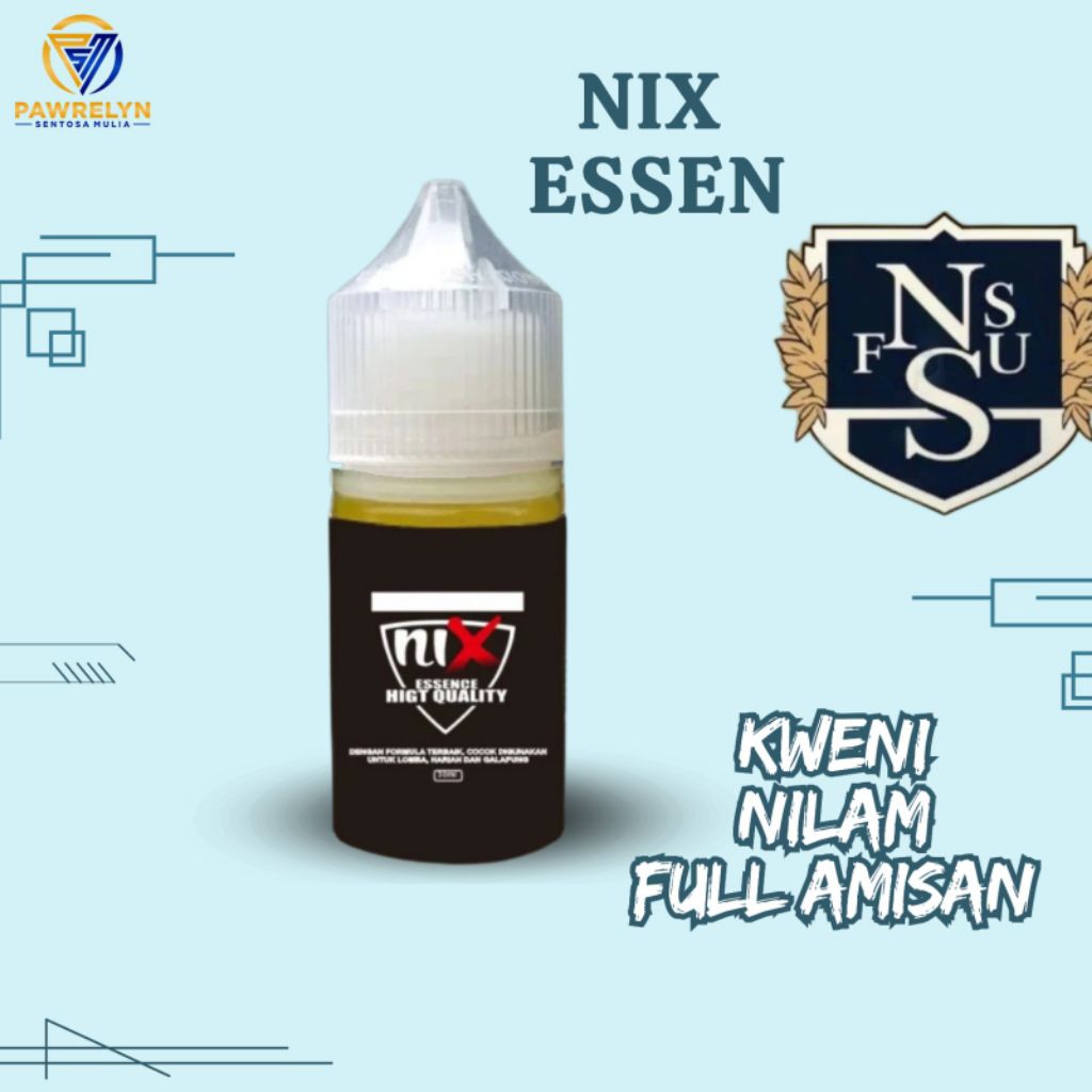 NFSU - Essen Aroma Kweni Nilam/Nix Essen Indukan/Babon dan Ikan Rame/Essen Nix Original
