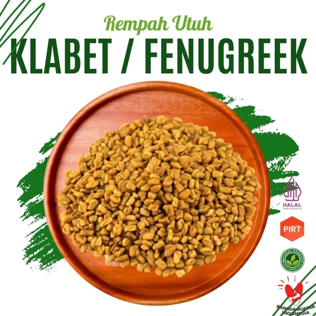 Biji Klabet Fenugreek / Fenugreek Seed Rempah Asli