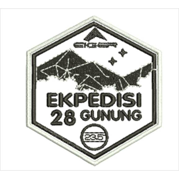 Emblem Patch Bordir Eiger Ekspedisi 28 Gunung - CBI