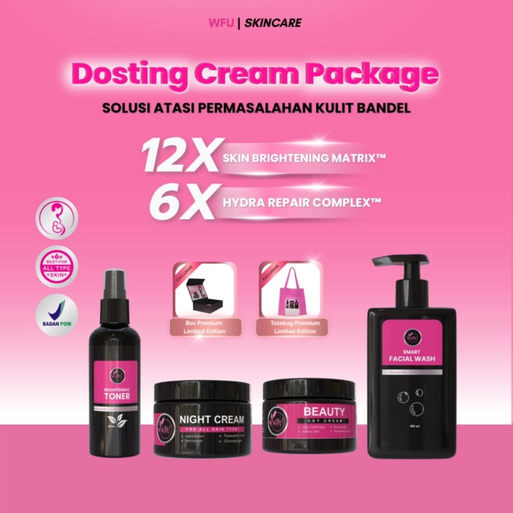 WFU SKINCARE NEW SET BPOM