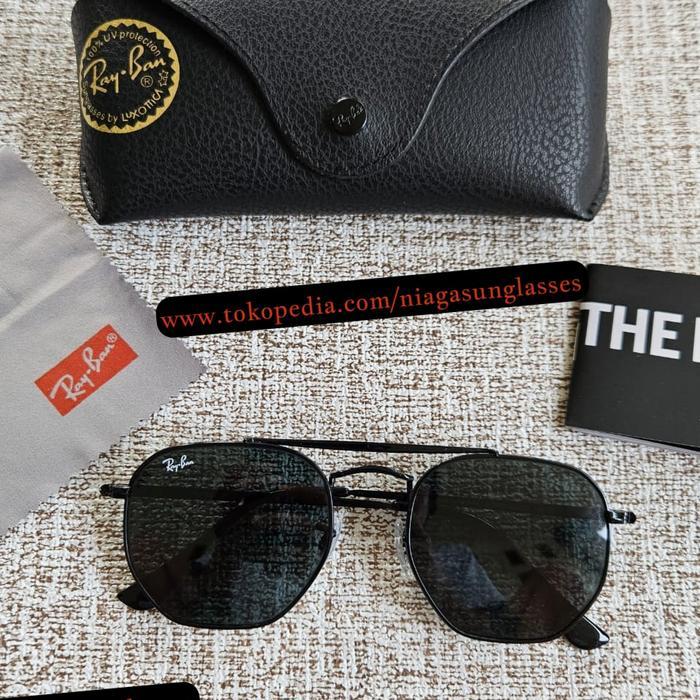 Kacamata Rayban The Marshal RB3648 Black Second Original