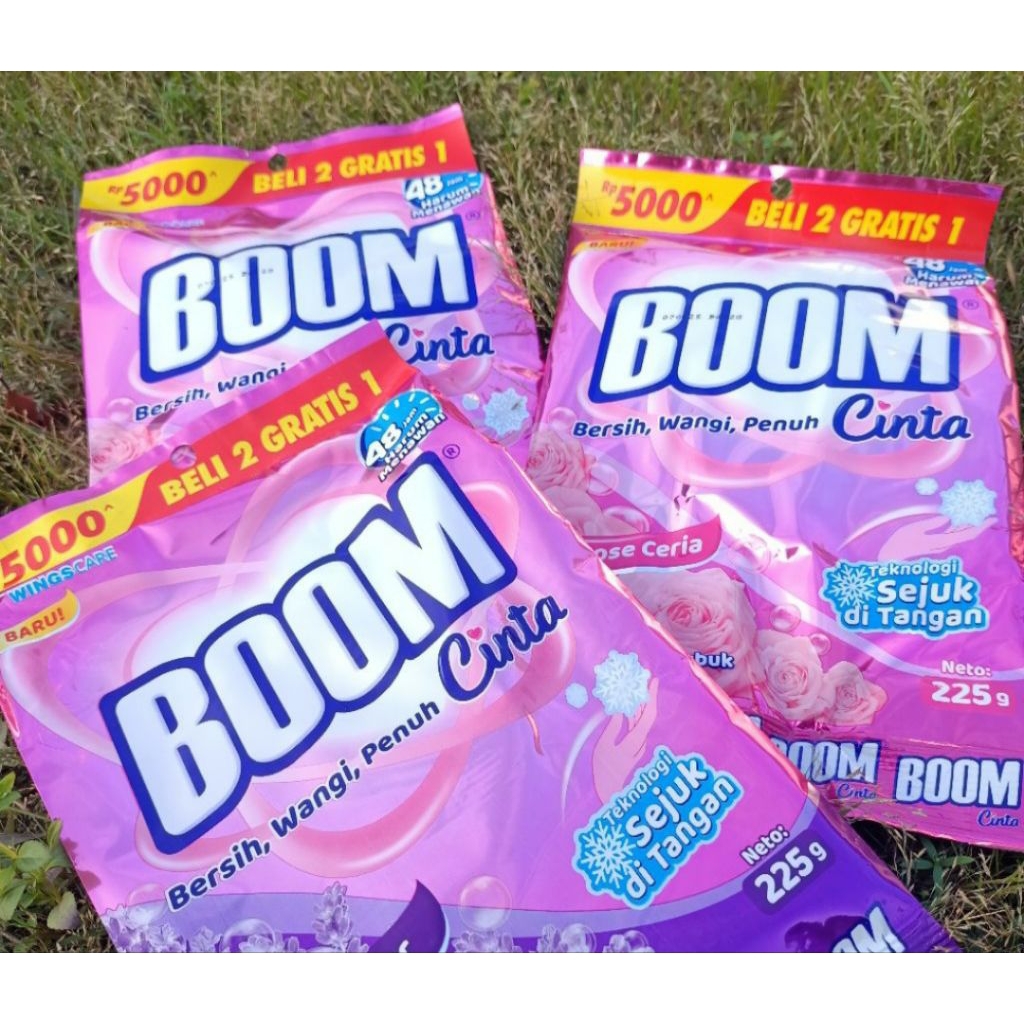 COD (3 pcs) SABUN BOOM 225gr / Deterjen BOOM / Sabun cuci pakaian / Deterjen bubuk /Sabun bubuk/ Sab