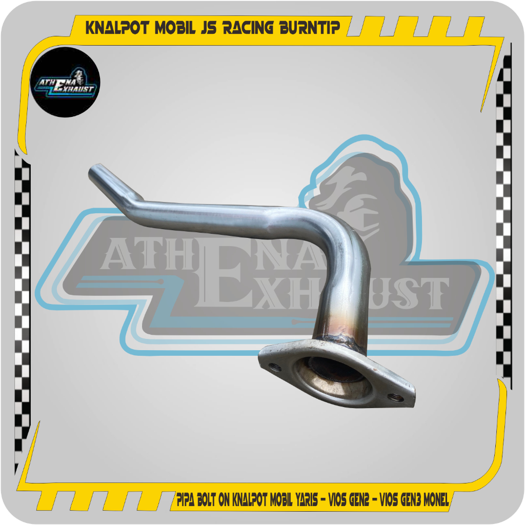 PIPA BOLT ON KNALPOT MOBIL YARIS - VIOS GEN2 - VIOS GEN3 MONEL