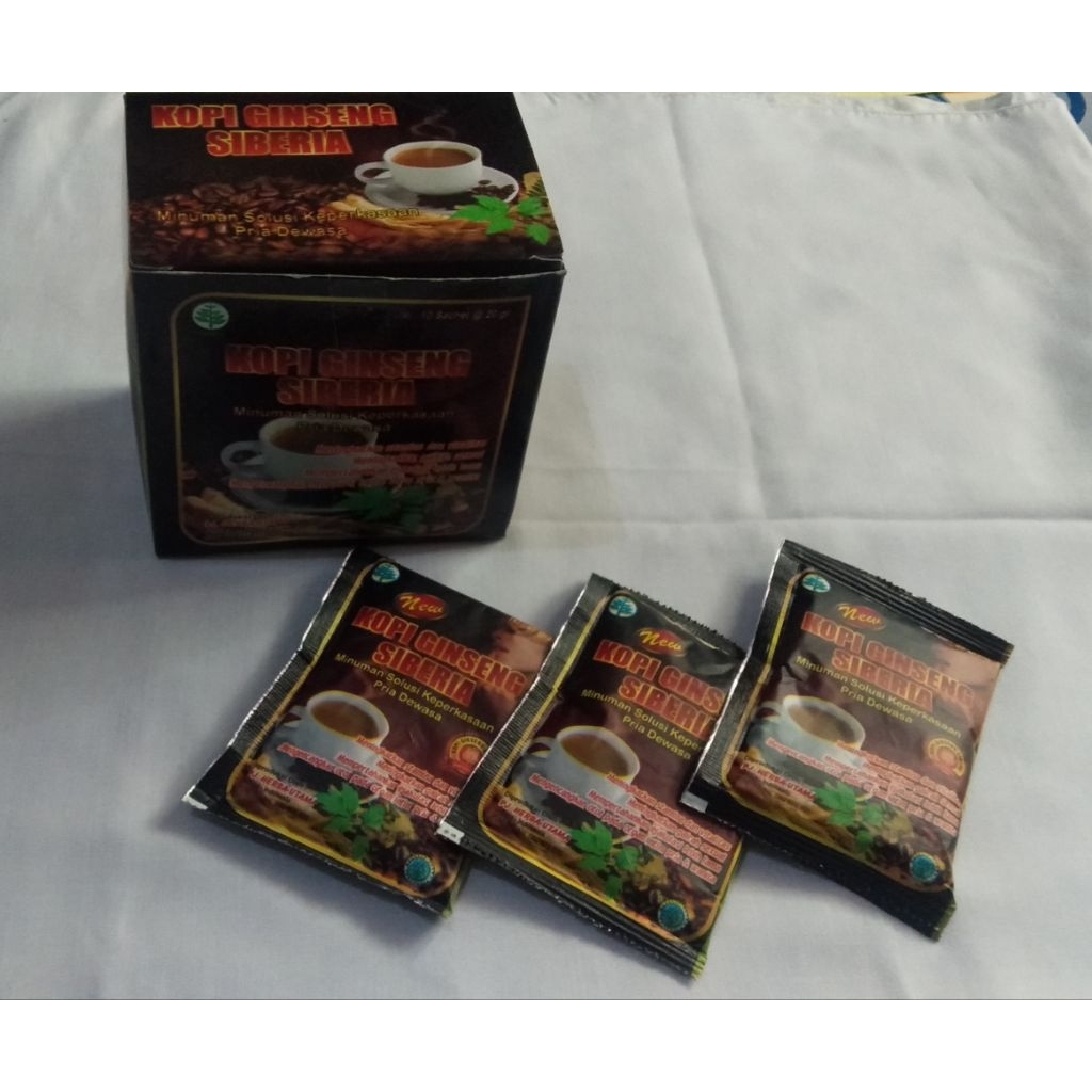 kopi ginseng Siberia 10 saset