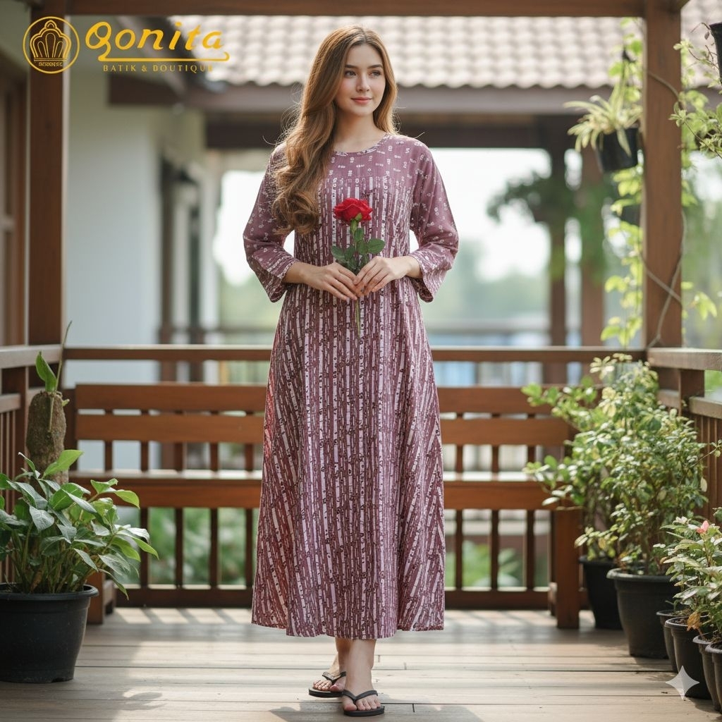 Dress Qonita//daster qonita//batik pekalongan ori