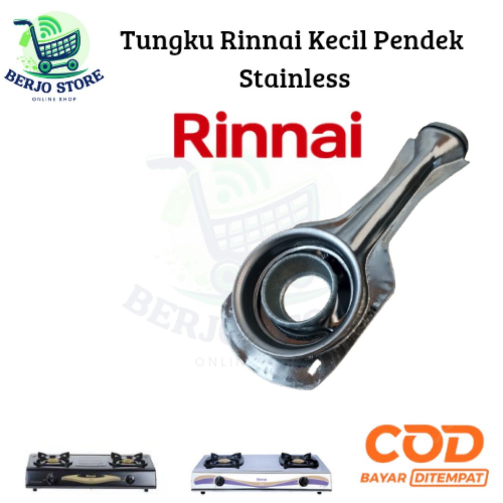 TUNGKU KOMPOR GAS RINNAI KECIL PENDEK STAINLESS / CEROBONG KOMPOR GAS RINNAI STAINLESS