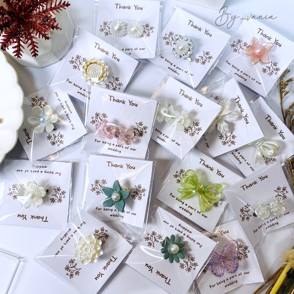 PROMO ISI 100pcs BROS PIN HIJAB MIX VARIASI SOUVENIR PERNIKAHAN CUSTOM NAMA/ SOUVENIR BROS TERMURAH 