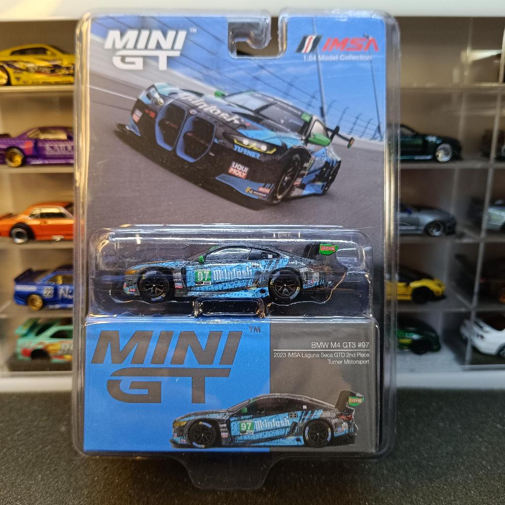 Mini GT 647 BMW M4 GT3 #97 Turner Motorsport 2023 IMSA Laguna Seca 2nd Place Mijo Exclusive