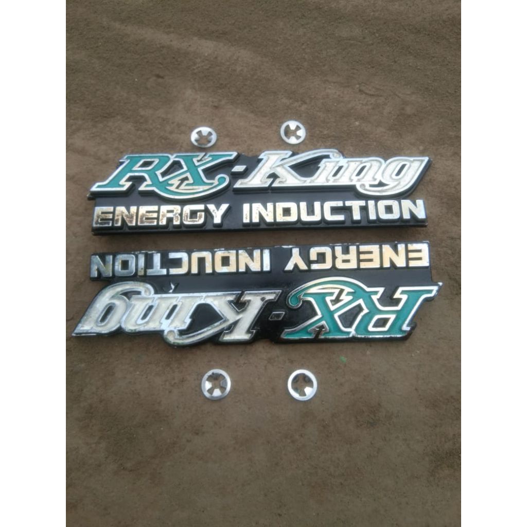 emblem box aki yamaha rx king cobra original bekas utoh ready