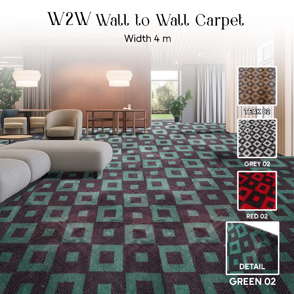 W2W Carpet . Lebar 4m SKY RUG ,Karpet Meteran Karpet Kantor, Karpet Hotel