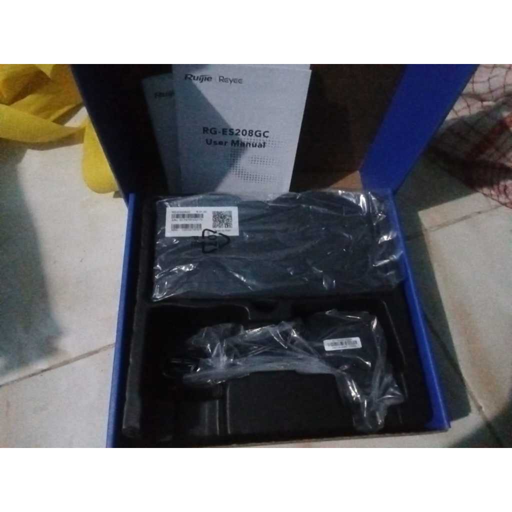 Ruijie RG-ES208GC ES208GC Cloud Managed L2 Non-PoE Switches ES208 GC Bekas Pemakaian
