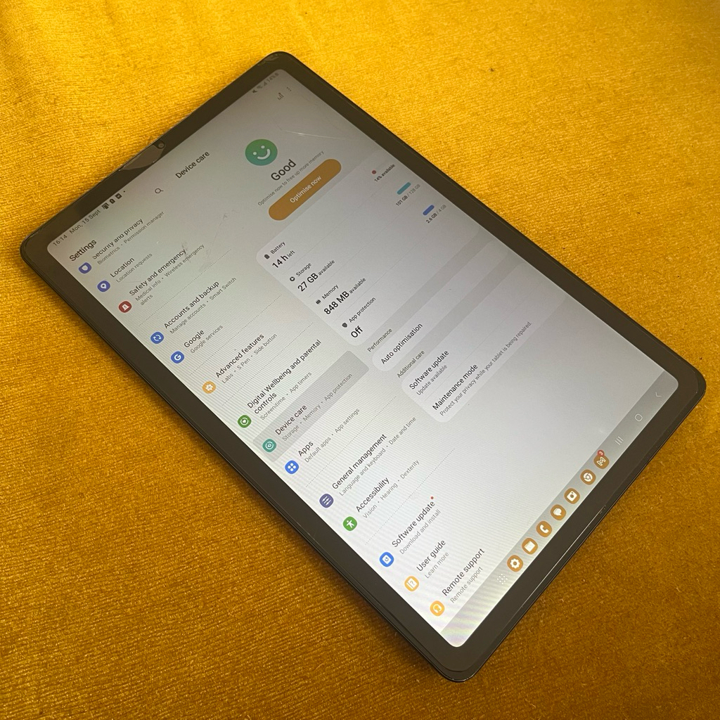 Samsung tab galaxy s6 lite