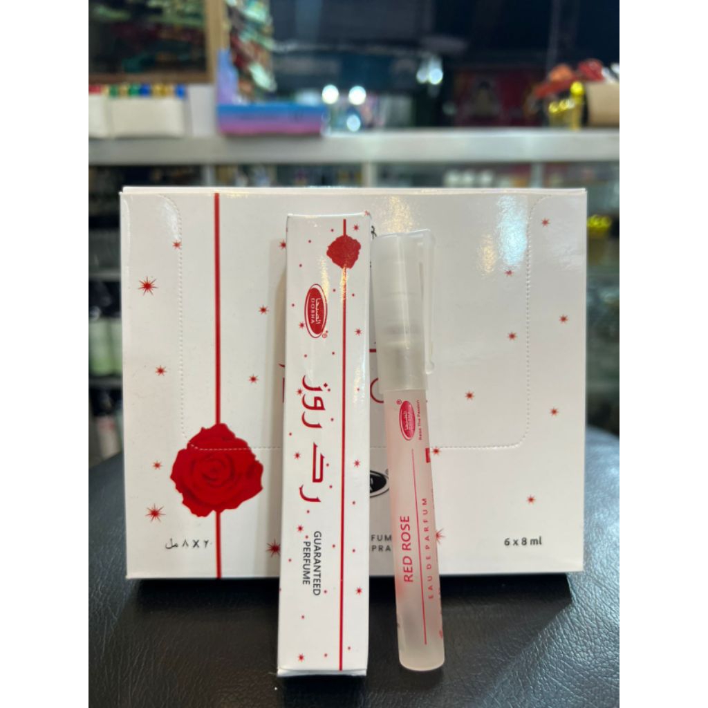 Parfum Red rose spray bentuk pulpen dobha 8ml