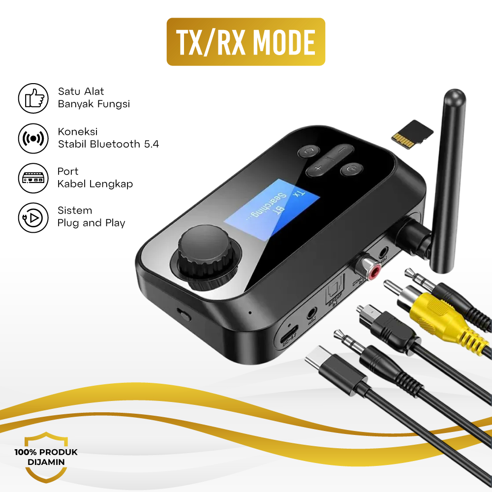 Bluetooth 5.4 Receiver Transmitter 2in1 Wireless 10M VIKEFON - C41