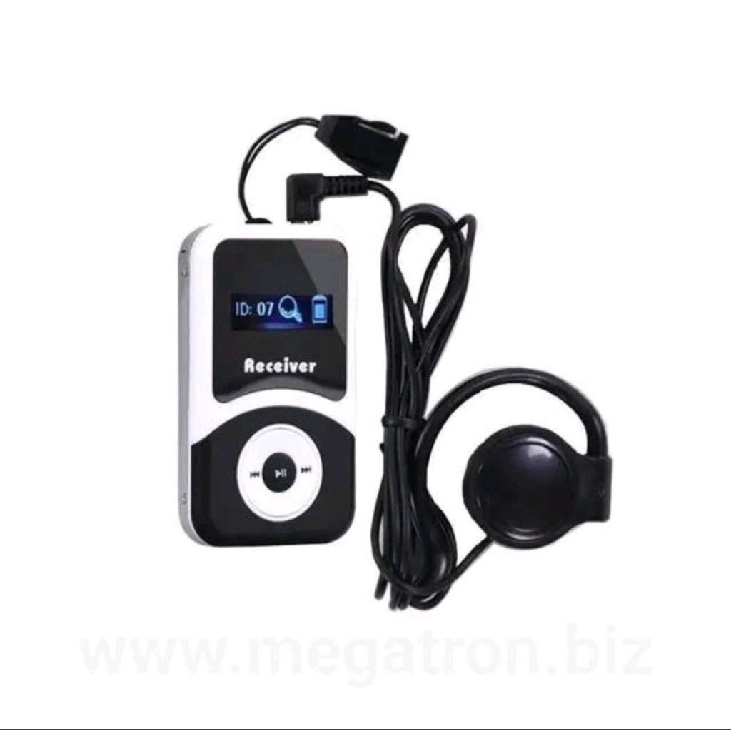 Audio Receiver unit 99 Channel (195-230 Mhz) - Wireless Tour Guide
