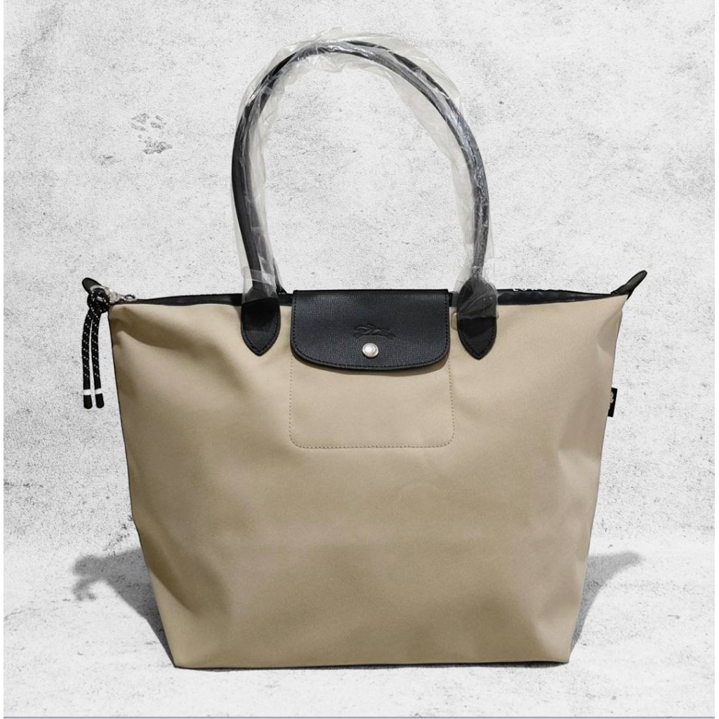LC LE PLIAGE ENERGY LARGE TOTE BAG CANVAS CLAY