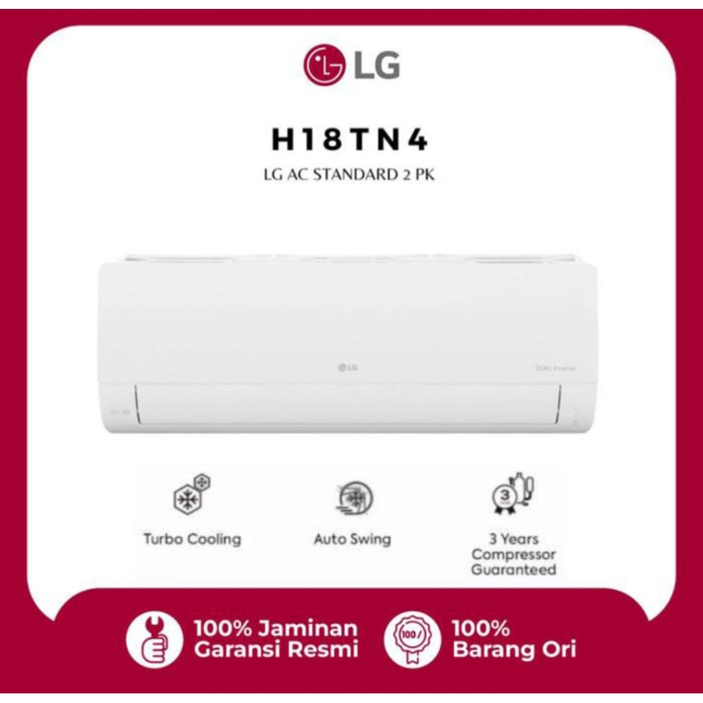 AC LG 2PK NEW HERCULES STANDAR AC LG 2 PK H18TN4 AC LG 2PK 18TN4