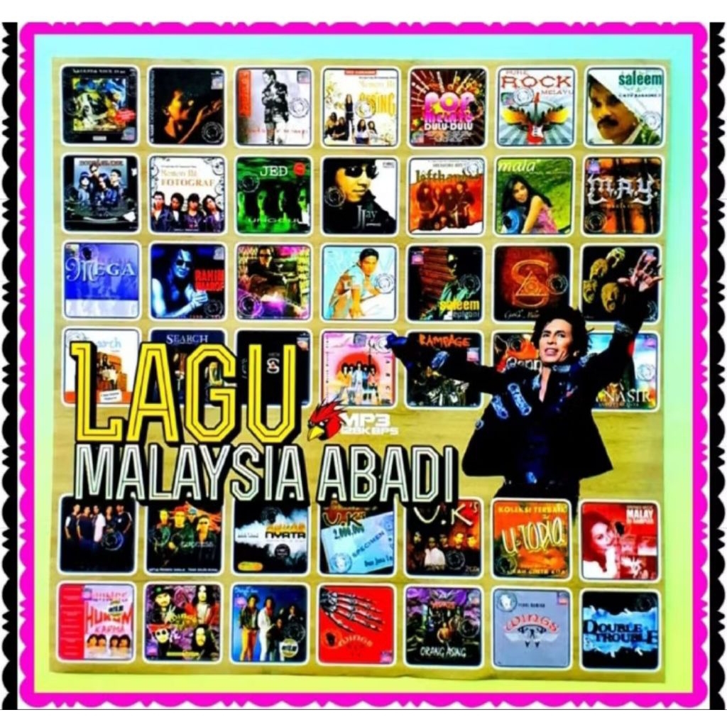CD MP3 LAGU POP MALAYSIA ABADI - CD MP3 MOBIL MUSIK POP MALAYSIA
