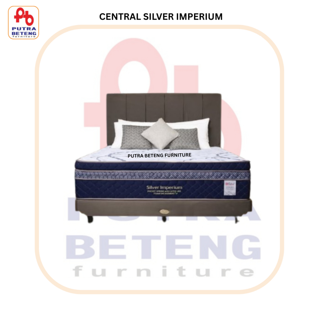 Kasur Springbed Central Silver Imperium