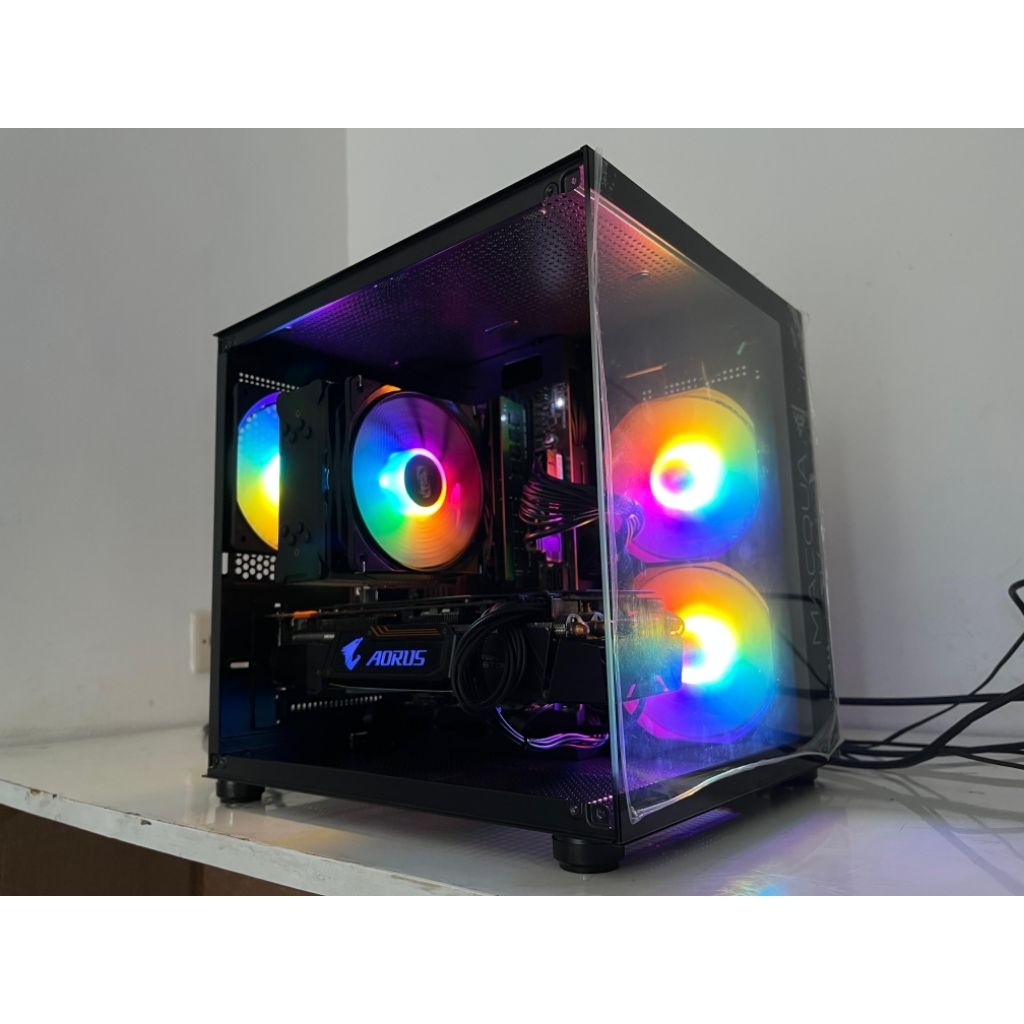 PC GAMING RAKITAN INTEL CORE i7 9700F RAM 16GB Feat Rx 6600xt 8gb GDDR6