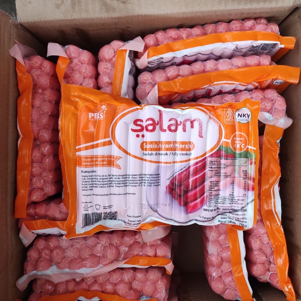 Salam Sosis Ayam Merah