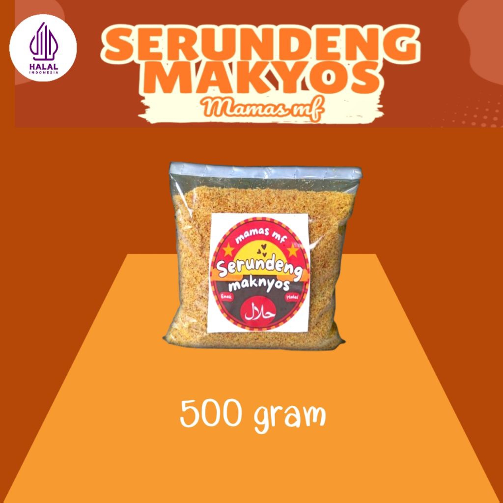 Serundeng kelapa original 500 gram enak gurih khas ciamis