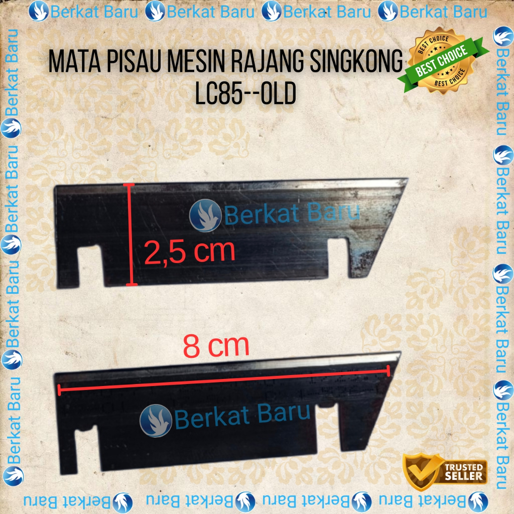 Pisau keripik LC85-OLD/Mata pisau/Pisau rajang singkong/Pisau mesin rajang singkong/Pisau IRIS serba