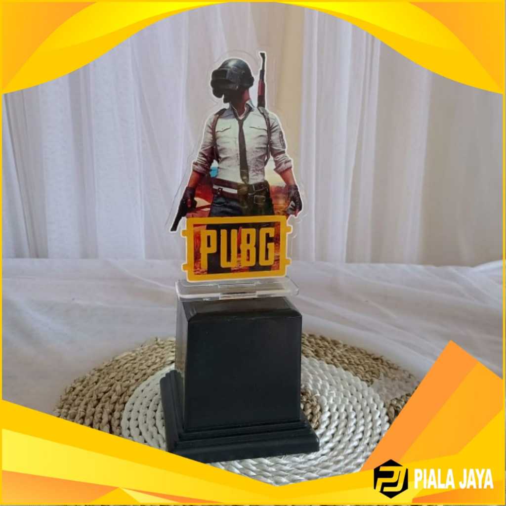 PIALA PUBG | PIALA AKRILIK MODEL PUBG | PIALA LOMBA GAME ONLINE