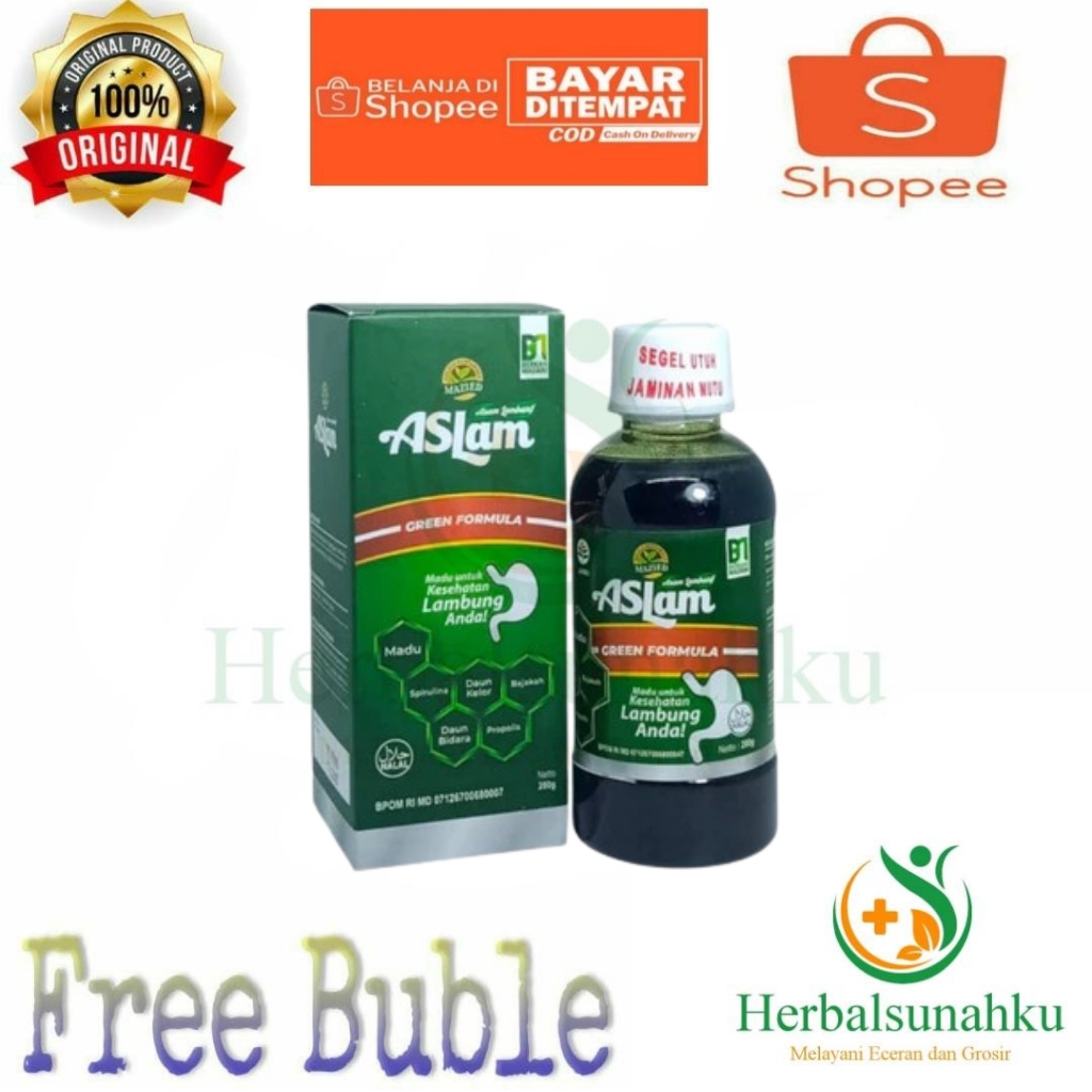 Madu Aslam Hijau | Madu Lambung Aslam | Aslam Green Formula 280gr