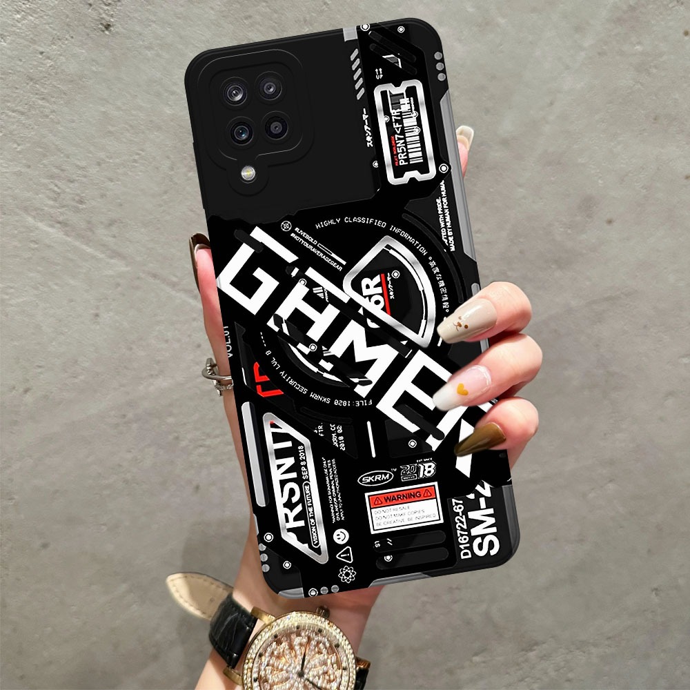 [RC02] Sotfcase Untuk Samsung Galaxy A12/M12 - Motif Mesin CPU Cyber Punk Terbaru, Casemurah, Case T