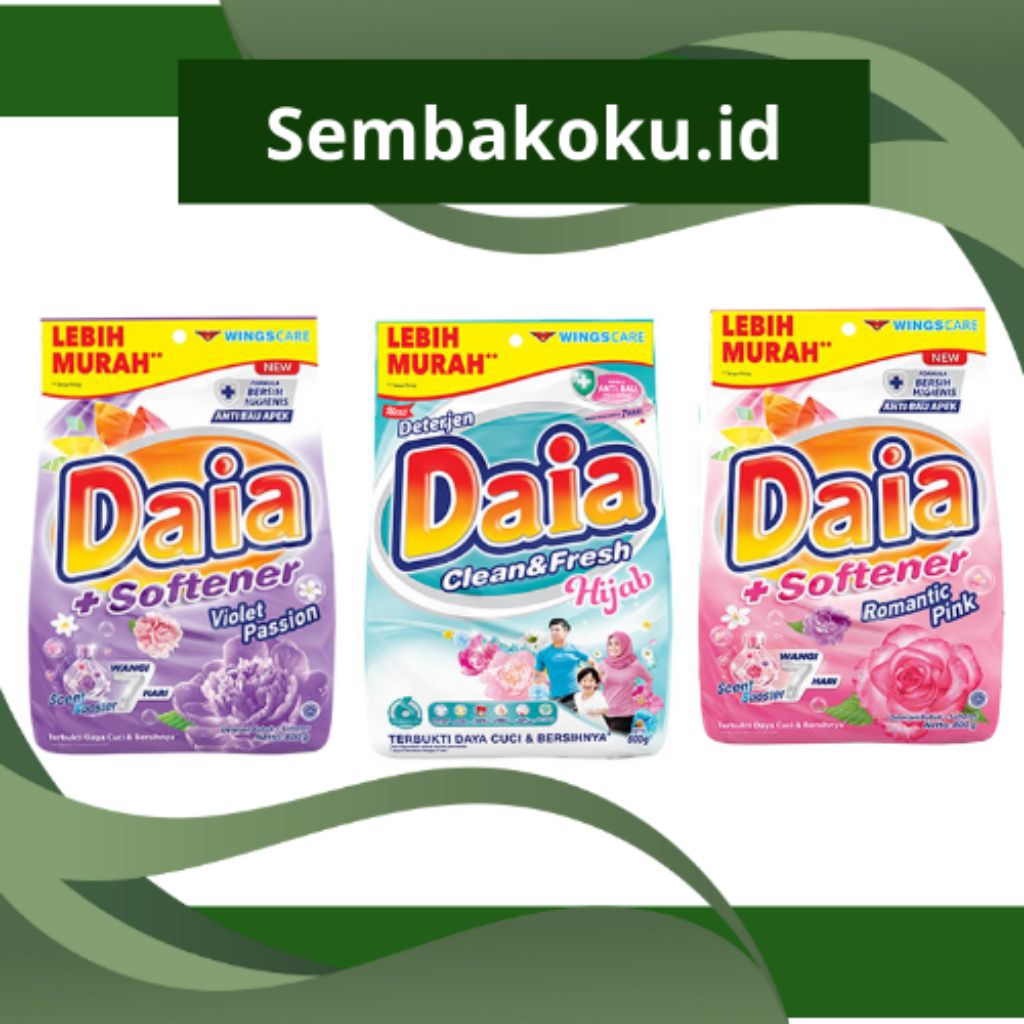 DAIA DETERJEN 800 GRAM
