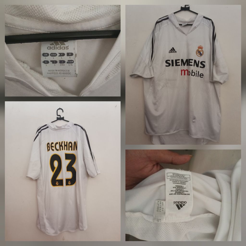 Jersey original real Madrid 2004