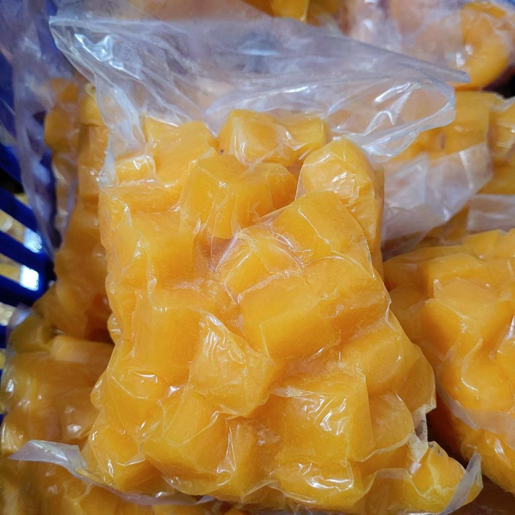 GROSIR TERMURAH 1kg Buah Peach Manis Frozen Puree Yellow Persik Pure