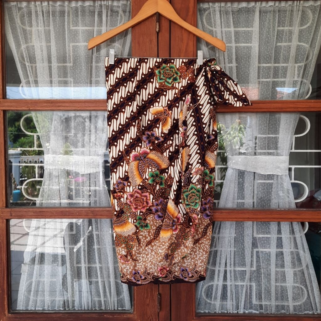 rok lilit wanita modern 7per8 bisa po pendek 65 cm po panjang 90 cm