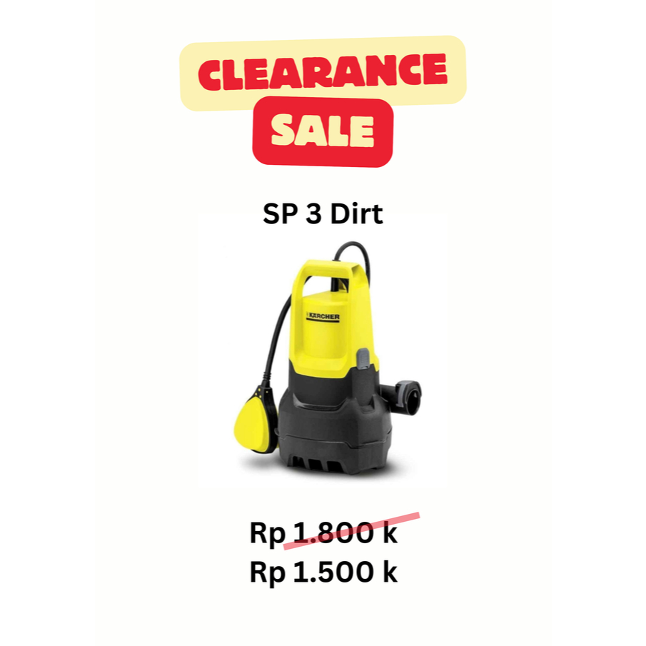 Karcher SP 3 / SP3 Dirt *EU 350Watt Submersible Pump