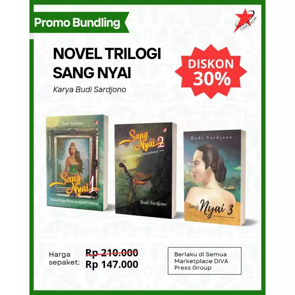 Novel Trilogi Sang Nyai Budi Sardjono - Diva Press