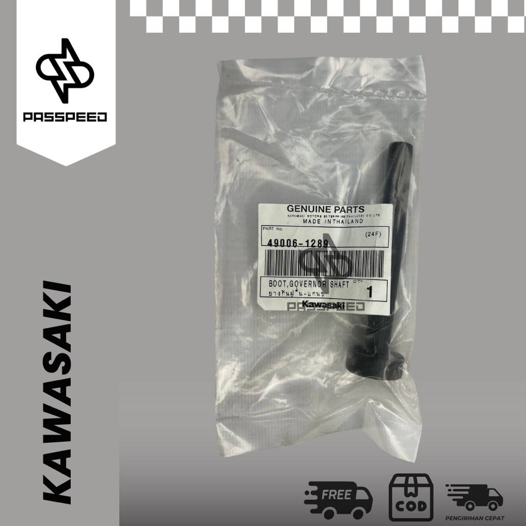 KARET TUTUP TIANG SUPER KIPS KAWASAKI NINJA R RR SS ORIGINAL 49006-1289