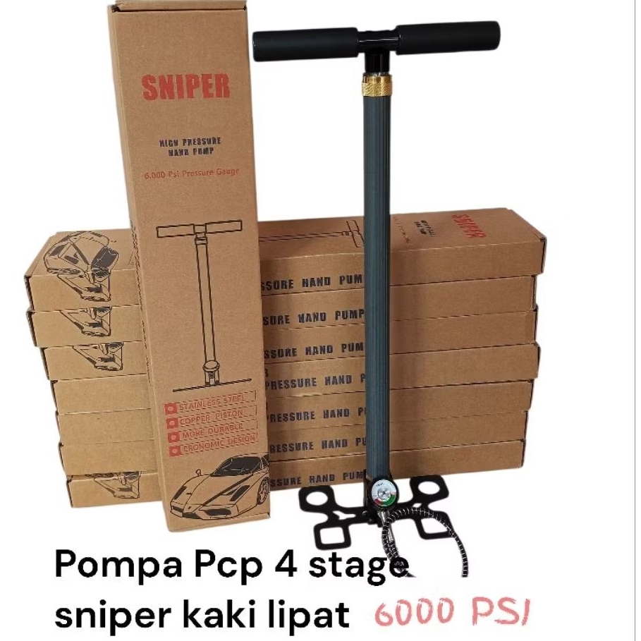Pompa PCP Sniper 4 Stage 6000 PSI – Pompa PCP 4 Stage – Pompa PCP Murah