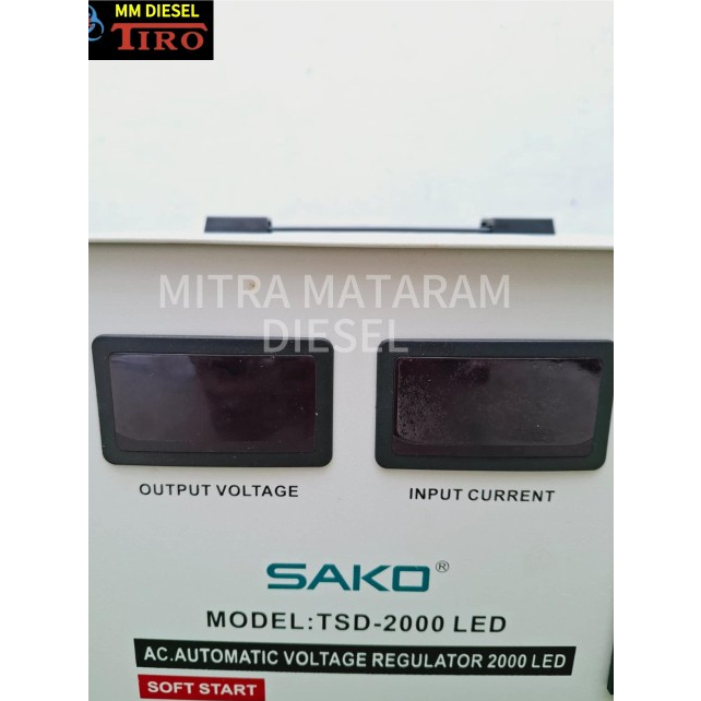 Stabilizer Listrik Digital SAKO TSD-2000 LED Stavolt 2000 Watt