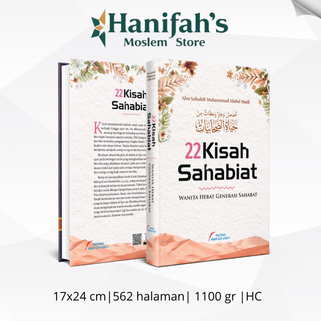 Buku 22 Kisah Sahabiat Wanita Hebat Generasi Sahabat Pustaka Imam Asy Syafii
