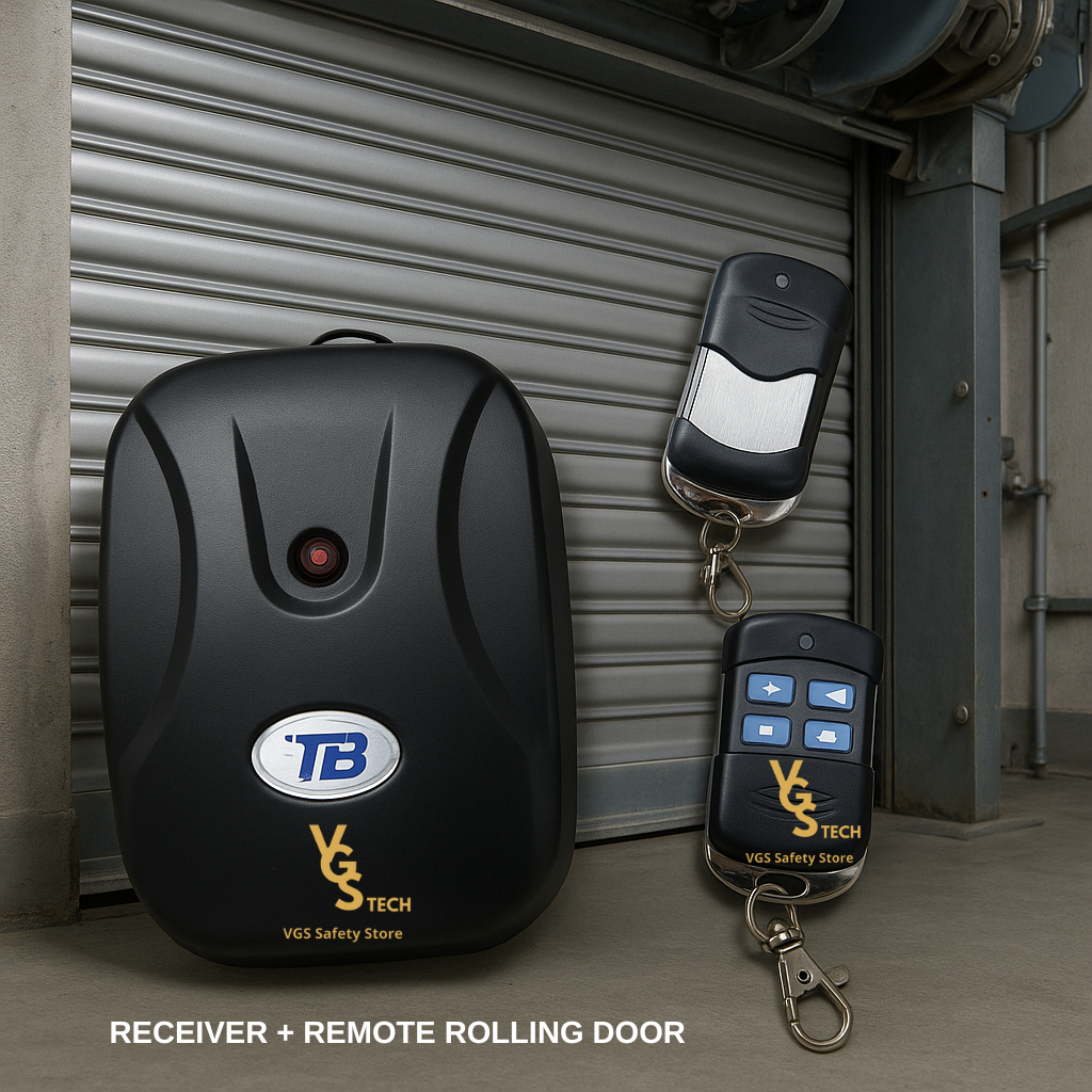 Remote Control Rolling Door With Receiver