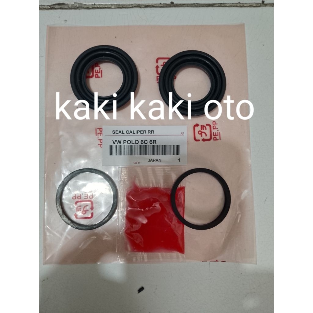 Seal kit caliper kit kaliper kit seal piston rem belakang vw polo mk5 gti th 09-16
