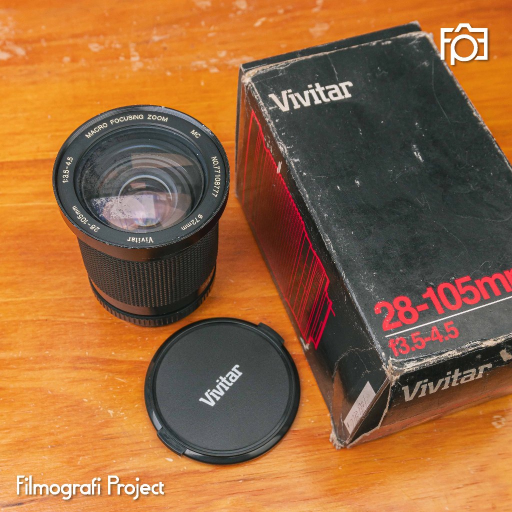 Vivitar 28-105mm MC F/3.5-4.5 | Minus AS IS | for Pentax K PK Ricoh - Lensa Manual Kamera Analog Cam