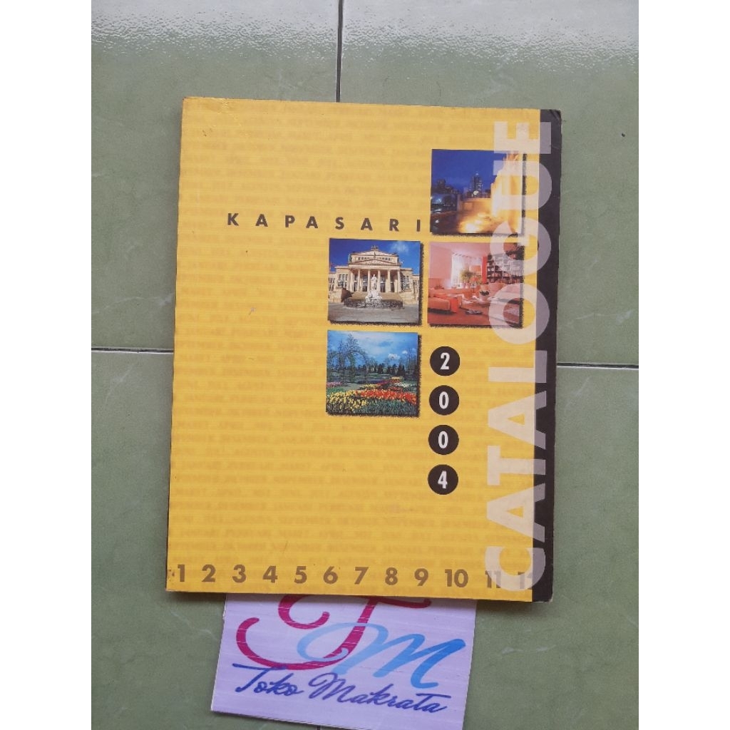 majalah katalog kalender kapasari tahun 2004