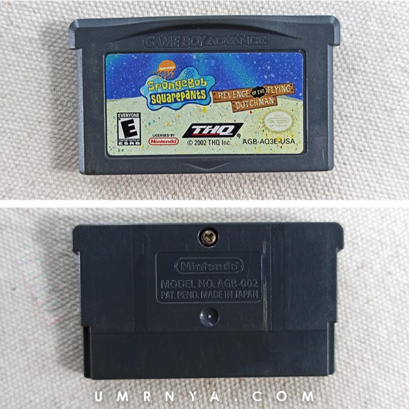 Sponge Bob SquarePants Revenge Of The Flying Dutchman Kaset GameBoy GBA SP
