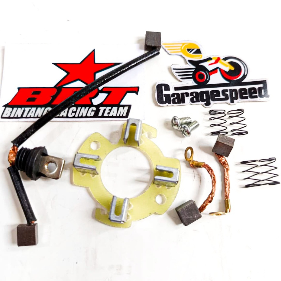 SIKAT ARANG DINAMO BRT NMAX MIO M3 MIO J CARBON BRUSH SET COLL STATER ARANG