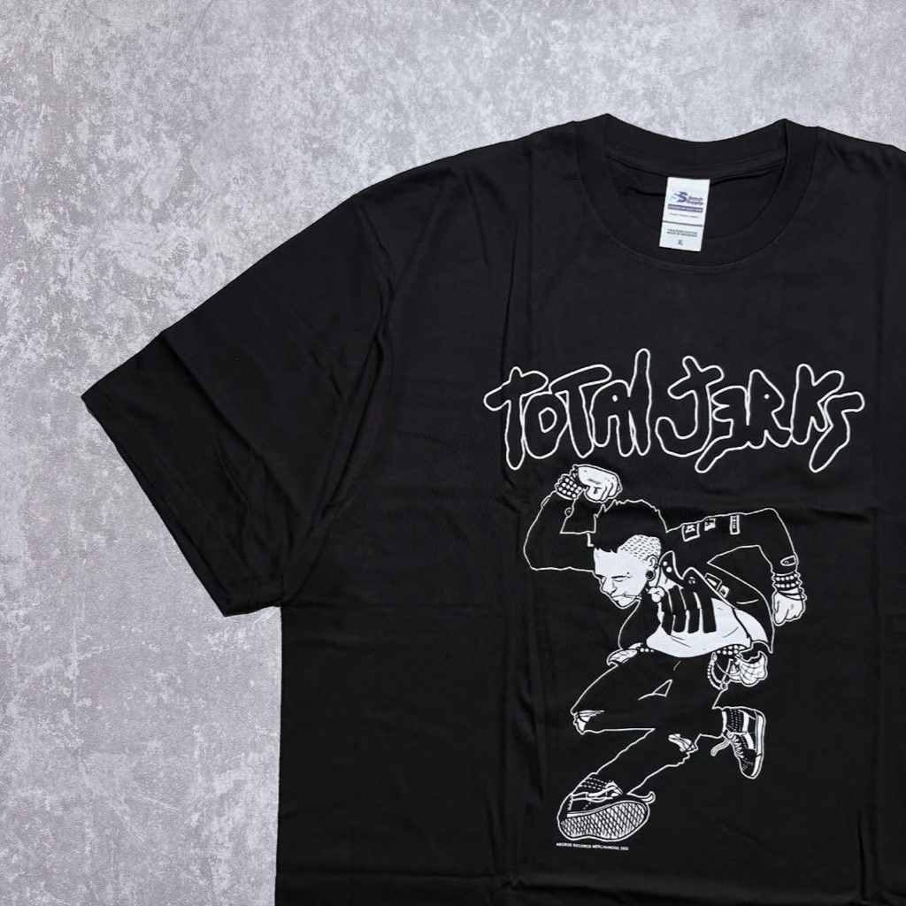 Tshirt Total Jerks - Jerks Addiction (Hitam)