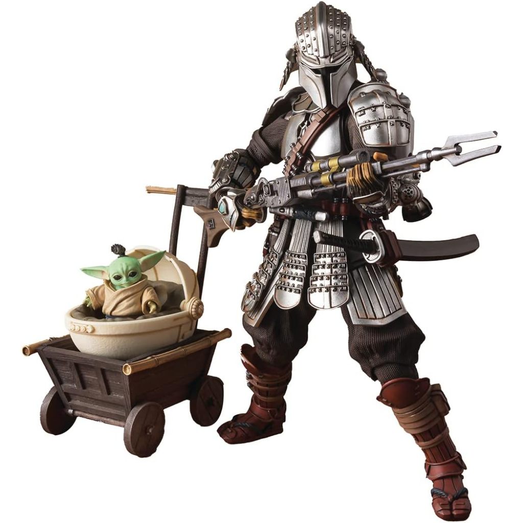 TAMASHII NATIONS - Star Wars: The Mandalorian - Ronin Mandalorian & Grougu (Beskar Armor), Bandai Sp